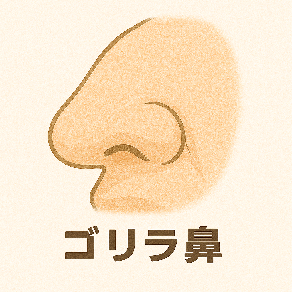 ゴリラ鼻