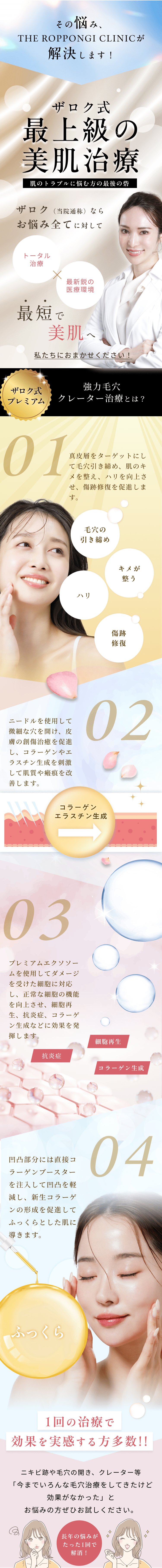 ザロク式最上級の美肌治療